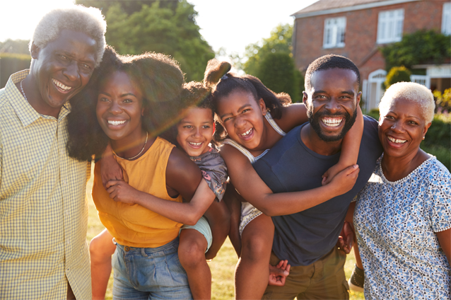 A joyful image of a family spending time together or engaging in Mother’s Day activities