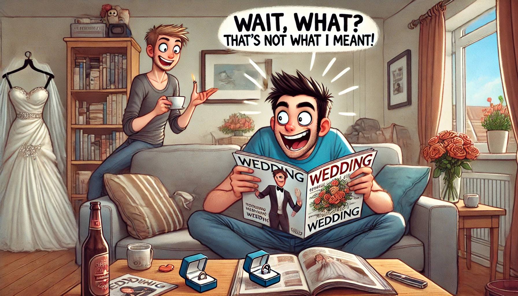 TIFU by Accidentally Convincing My Roommate We’re Getting Married