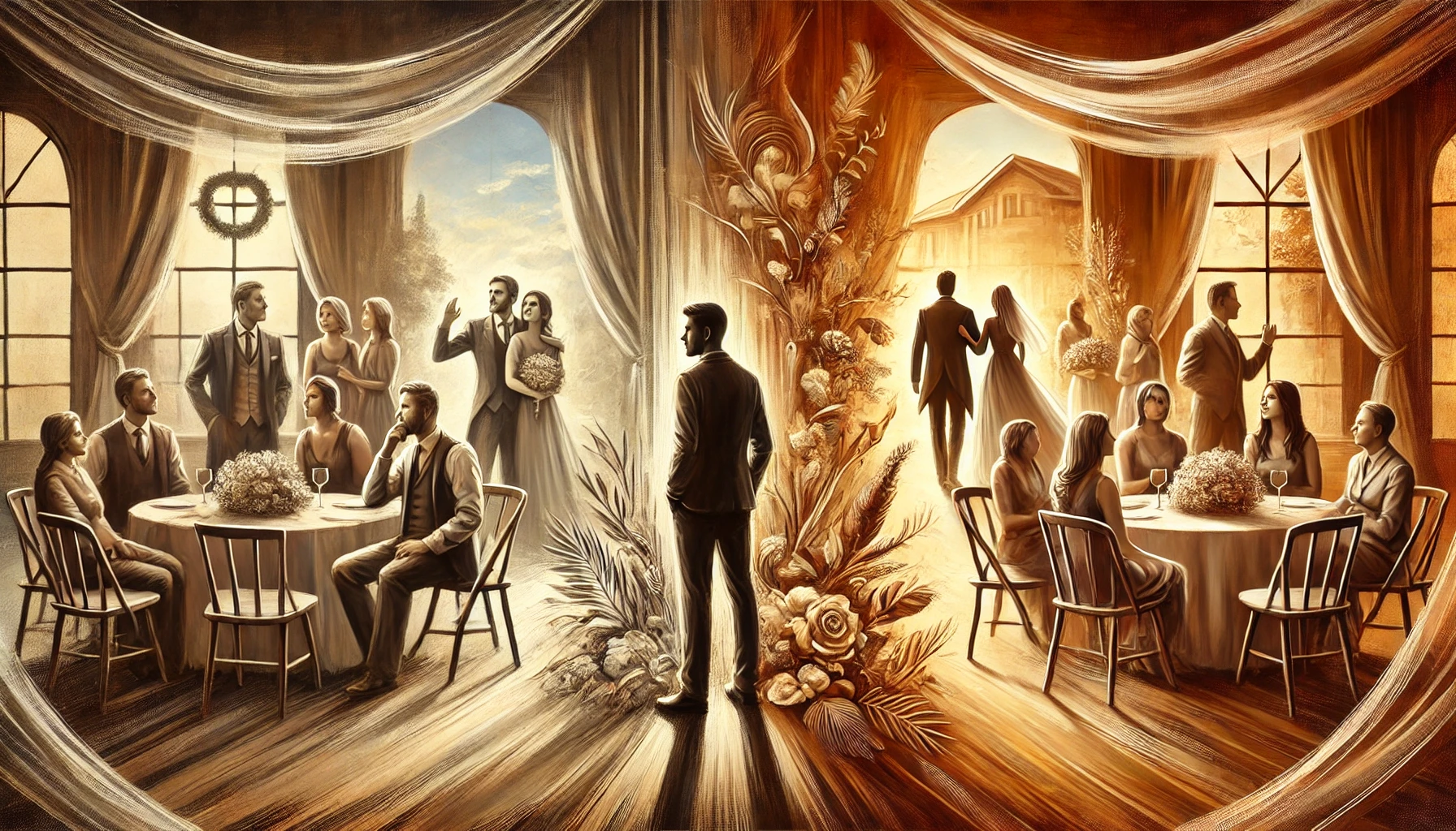 A-dramatic-scene-of-a-family-gathering-depicted-artistically-with-visible-tension-and-subtle-emotional-dynamics.-A-central-figure-representing-the-