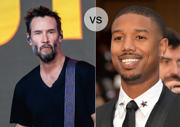 Keanu Reeves vs. Michael B. Jorda